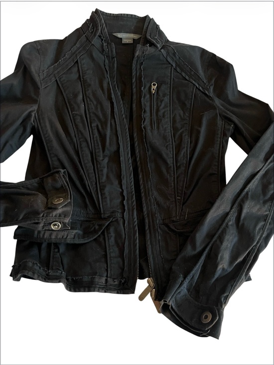 Armani Exchange Jackets & Blazers - Armani Exchange Black Zip-Front Jacket